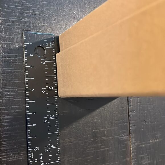 Authentic Burberry Case Cardboard Storage Box Beige 3" x 7" x 2" Sunglasses Box - Picture 8 of 8